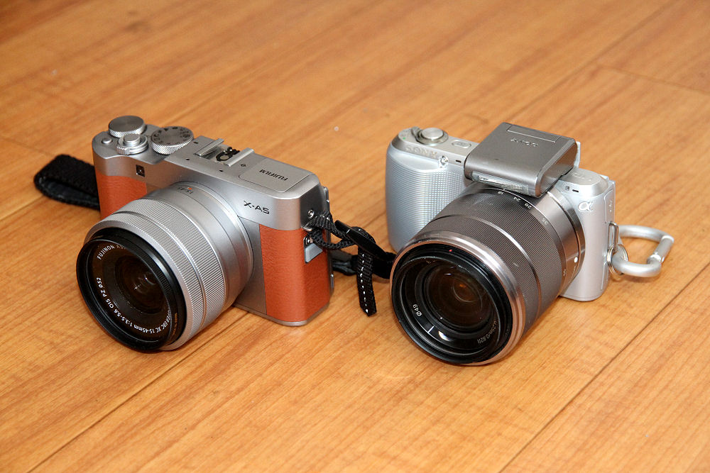 富士フイルム　X-A5    マウントアダプタ付きカメラ